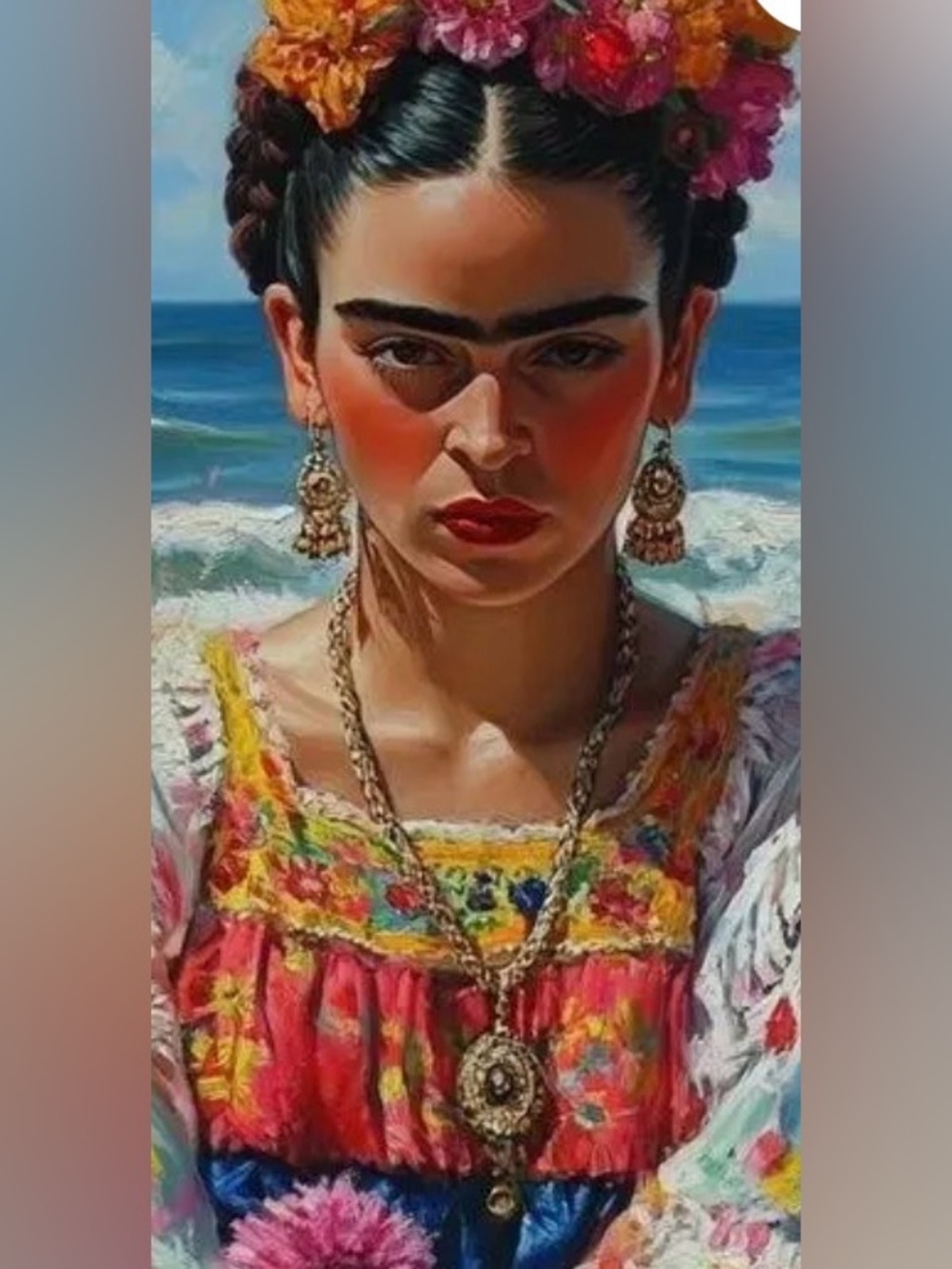 New Frida Kaylo Halloween costume dress. Floral and parrots. Sexy. Tropical